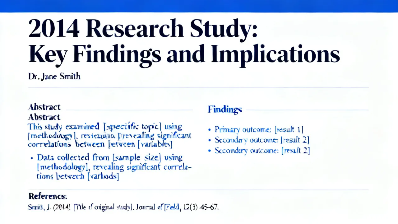 Analysis of Oladapo's 2014 Study