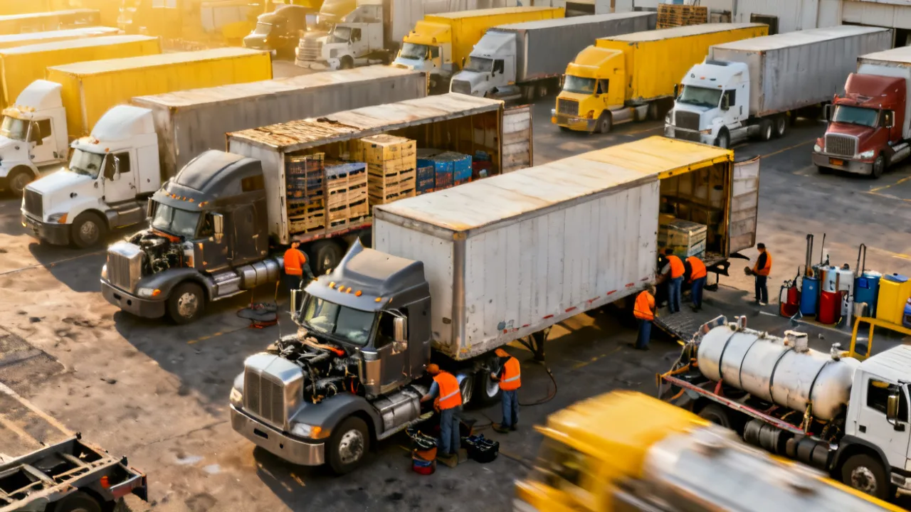 Navigating Truck Fleets Nearby