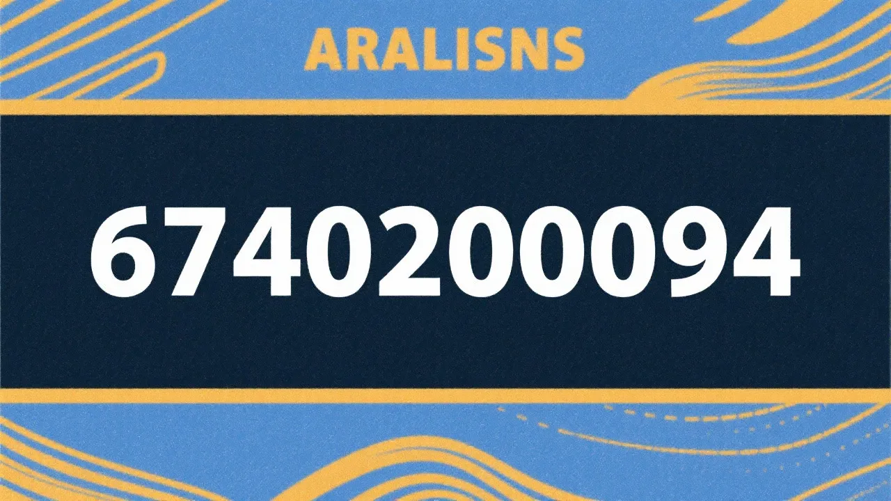 Understanding the Significance of 6740200094