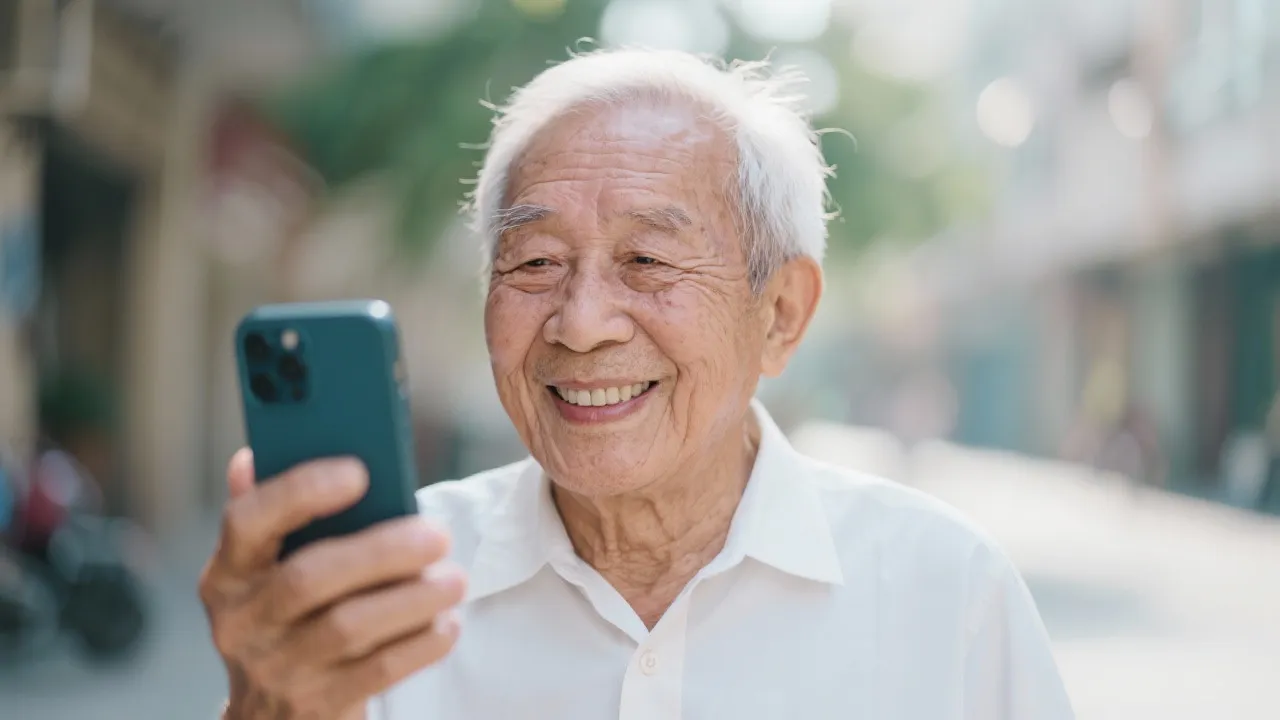 Smartphones Enhancing Senior Connectivity