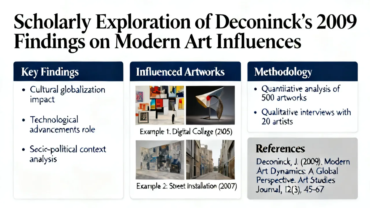 Analyzing Deconinck's Modern Art Influences